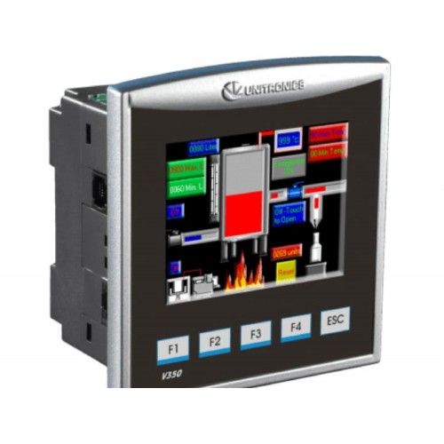 Контроллер v350-35-RA22 ПЛК Vision экран 3.5 дюйма, вх./вых: 8DI, 2AI/DI, 2PT100/TC, 8RO, 2AO Unitronics Контроллер v350-35-RA22 ПЛК Vision экран 3.5 дюйма, вх./вых: 8DI, 2AI/DI, 2PT100/TC, 8RO, 2AO Unitronics