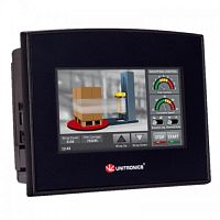 Контроллер SM43-J-R20 ПЛК SAMBA: 4,3" 24VDC, 10DI, 2DI/AI (из них 1HS/Энкодер), 8RO Unitronics